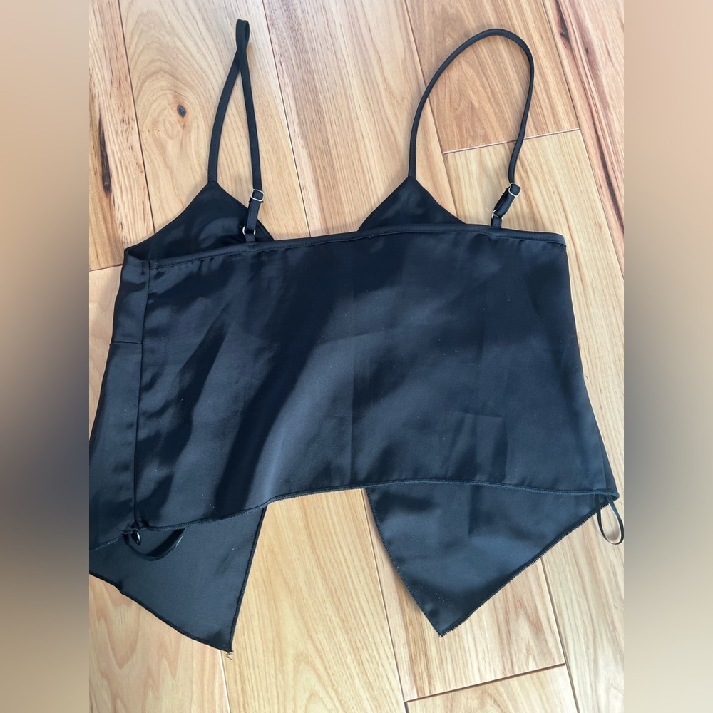 Satin Open Front Tank - Picture 3 of 5